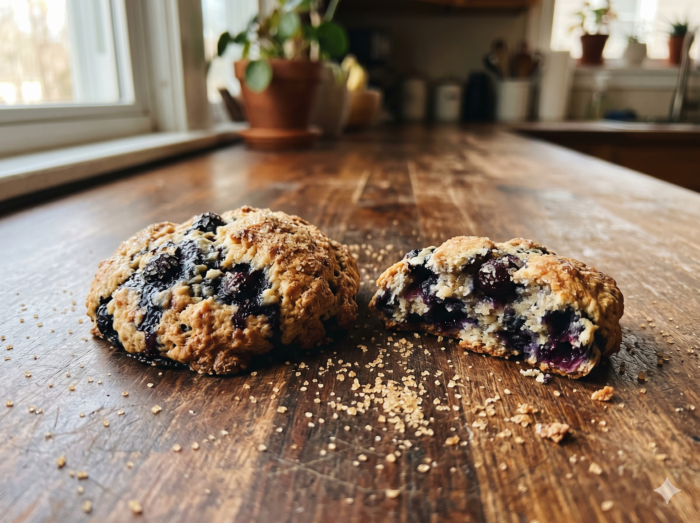 Blueberry Brown Sugar Scone